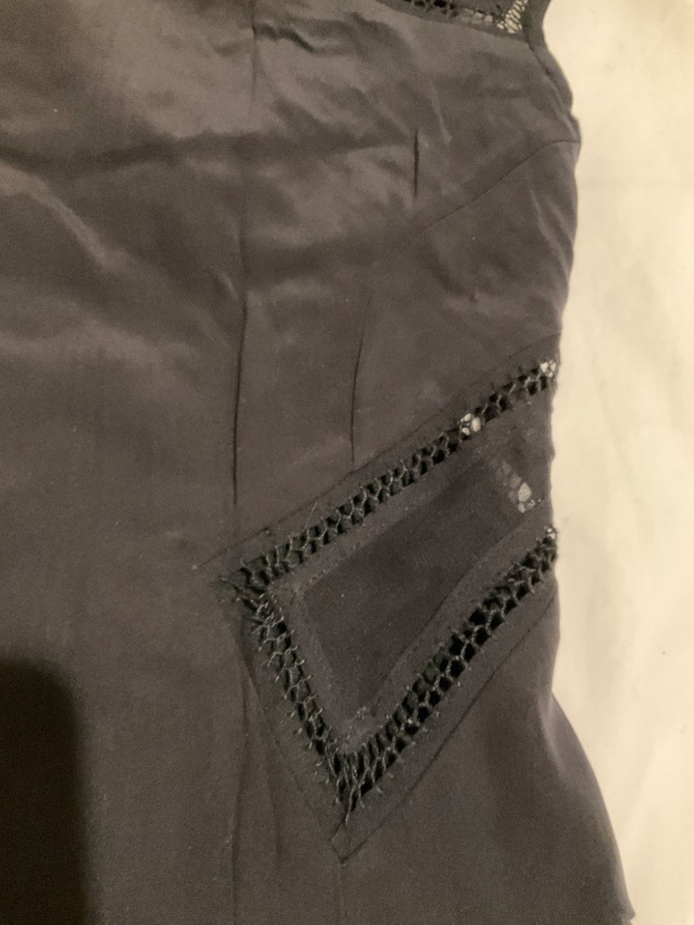 HELMUT LANG size 2 SILK mini dress black - Picture 12 of 16